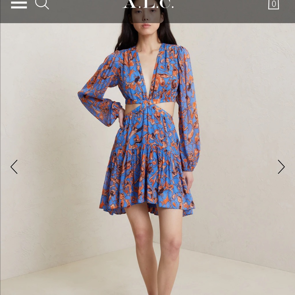 Izzy II Silk Mini Dress